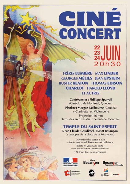 Ciné concert Lumière à Besancon par Montreal