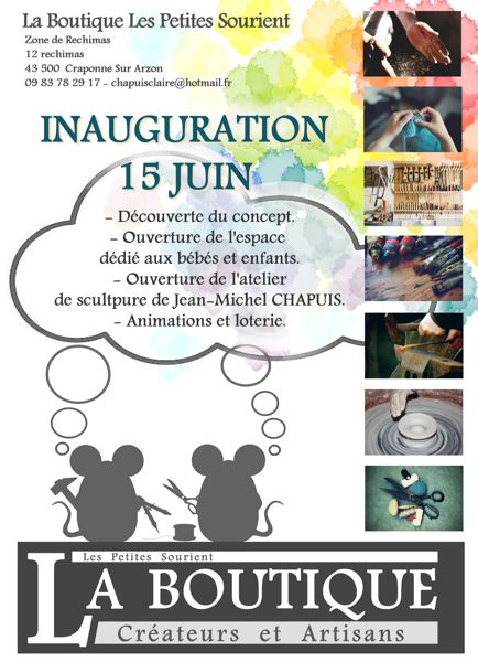 INAUGURATION BOUTIQUE LES PETITES SOURIENT