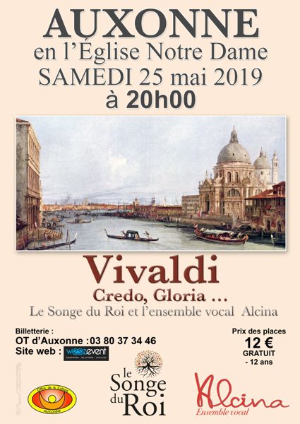 Concert VIVALDI...Le Songe du Roi & l'Ensemble Vocal Alcina