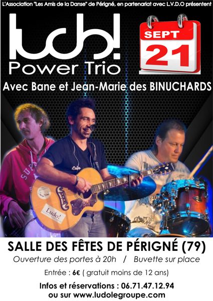 Ludo! Power Trio en concert