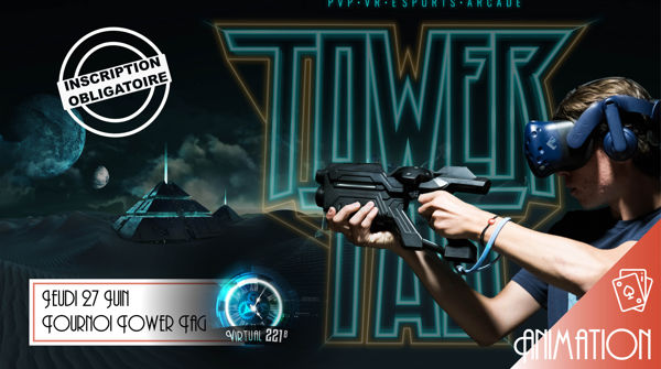 Tournois Tower Tag - Laser Game en réalité virtuelle