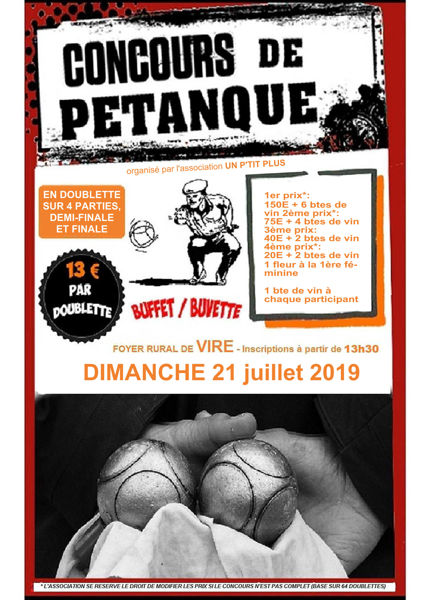 Pétanque à Viré