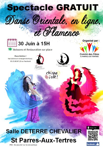 Spectacle de Danse Orientale, en ligne et Flamenco Gratuit