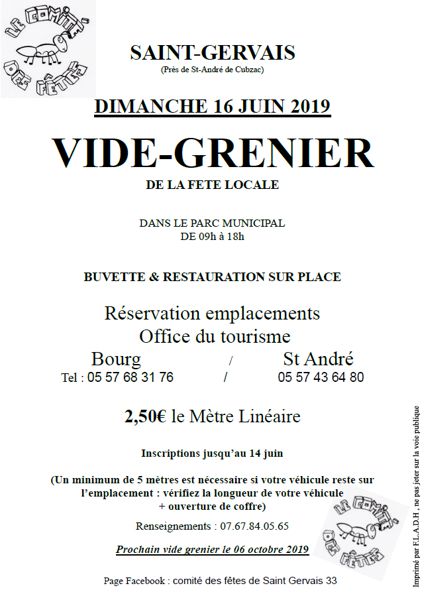 Vide-Grenier de la fête locale