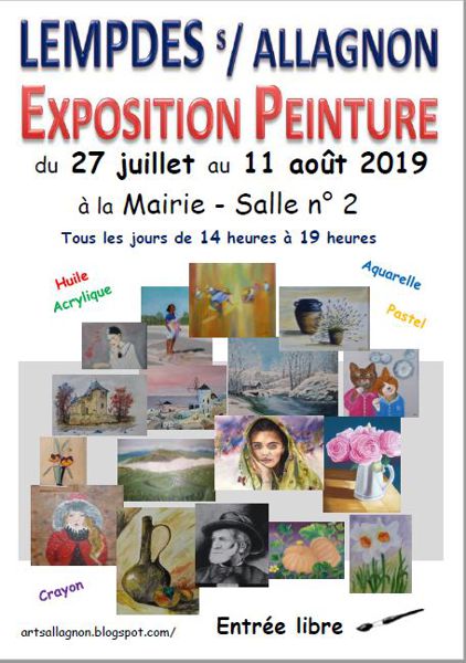 Arts Allagnon Exposition Peinture