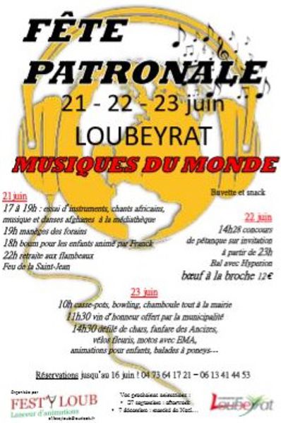 FETE PATRONALE LOUBEYRAT