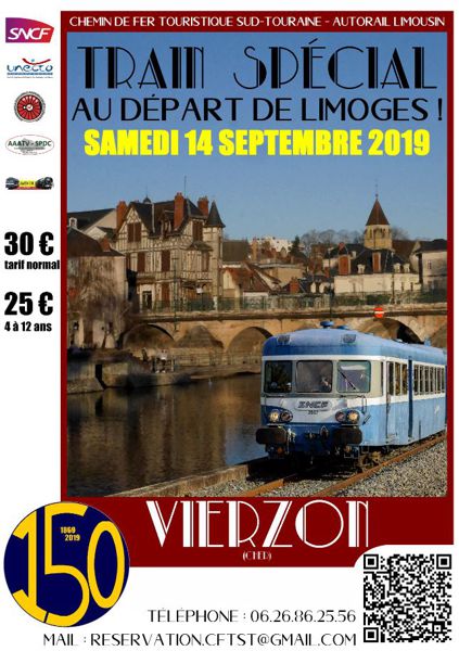 Train spécial Limoges - Vierzon