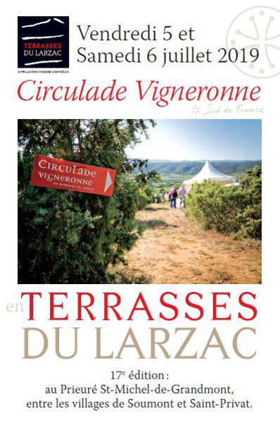 Circulade vigneronne en terrases du Larzac