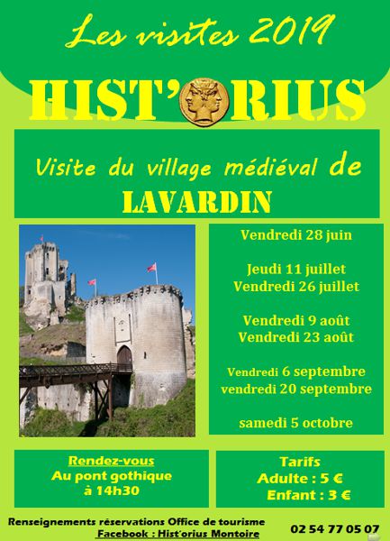 visites guidées du village de LAVARDIN (41)