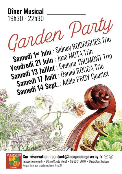 Concert Diner Jazz au Jardin