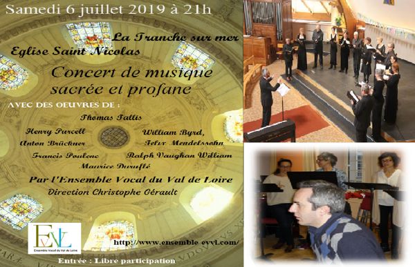 Concert de musique sacrée et profane