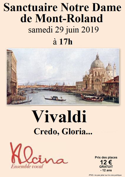 Concert VIVALDI - Credo, Gloria...Ensemble Vocal ALCINA