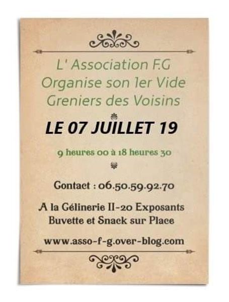 Vide grenier des voisins