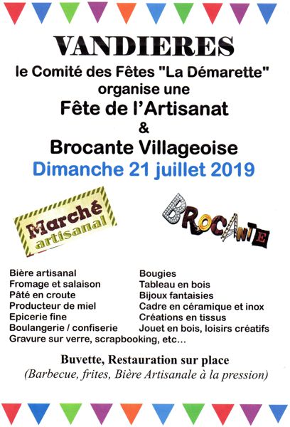 Fête de l'Artisanat et Brocante Villageoise