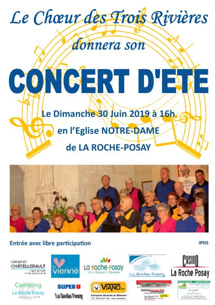 choeur des trois rivières concert d'été