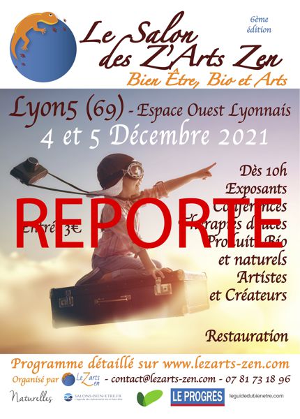 Salon des Z'Arts Zen Lyon5 REPORTE EN 2022