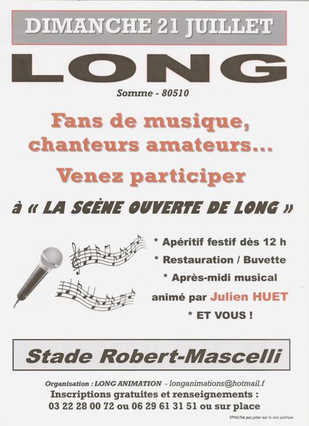 SCENE OUVERTE A LONG