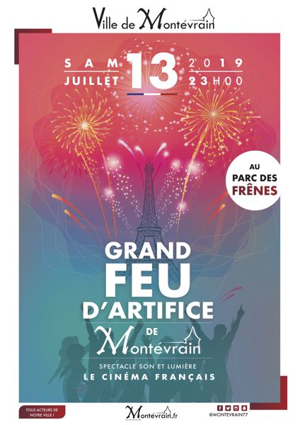 Grand feu d'artifices de Montevrain