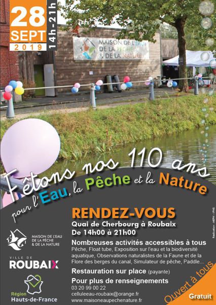 Fêtons les 110 ans du patrimoine naturel et culturel du Canal de Roubaix