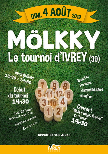 Tournoi de Mölkky et concert