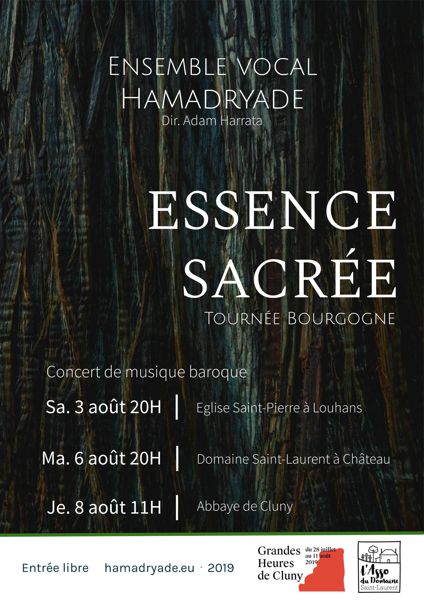 Essence sacrée - Ensemble vocal Hamadryade