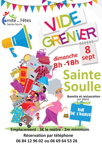 Vide grenier Sainte-Soulle