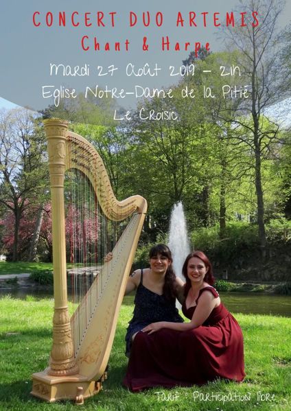 Concert Duo Artémis Soprano et Harpe