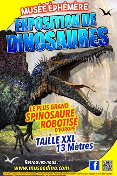 Le Musée Ephémère: Exposition de dinosaures