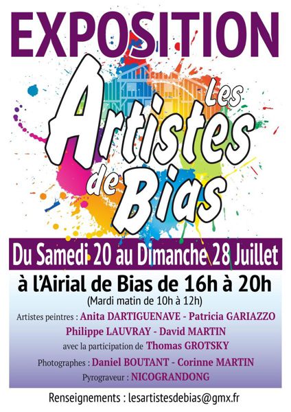 Expo les Artistes de Bias