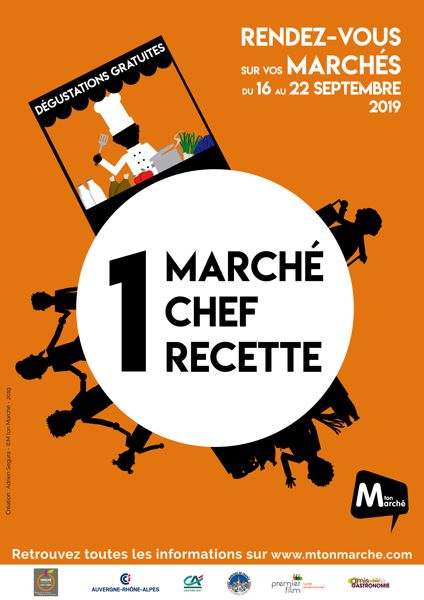 1 Marché, 1 Chef, 1 Recette revient en septembre 2019