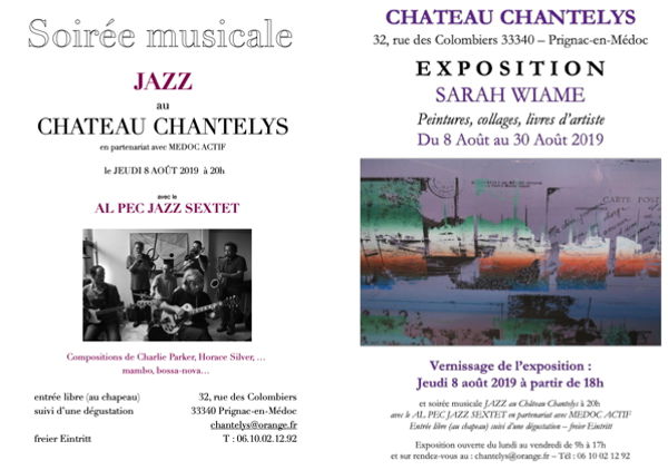 Concert de jazz et exposition au Château Chantelys