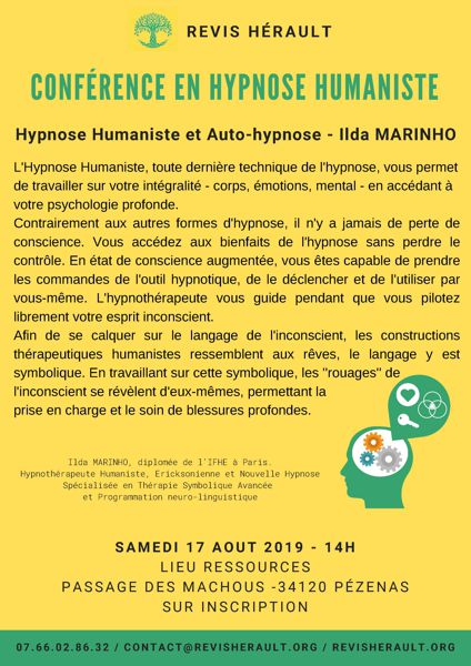 Conférence / Atelier en Hypnose Humaniste