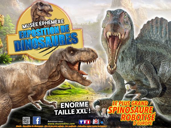 Le Musée Ephémère: Exposition de dinosaures