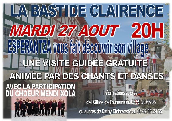 visite guidée gratuite de La Bastide Clairence
