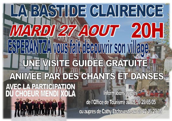 visite guidée gratuite de La Bastide Clairence