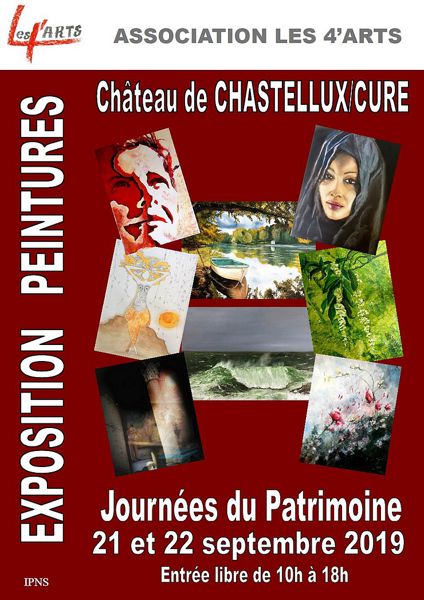Exposition de peintures au Château de CHASTELLUX SUR CURE