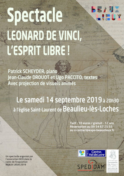 Spectacle « Léonard de Vinci, l’esprit libre »