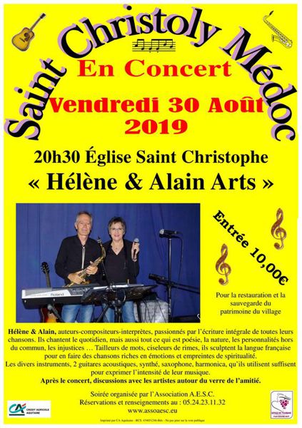 Hélène et Alain Arts en concert