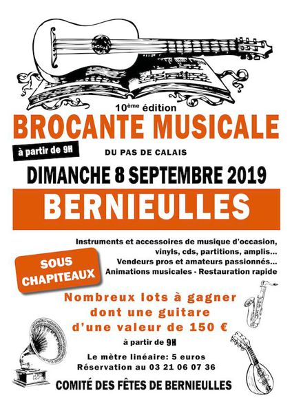 Brocante Musicale du Pas de Calais 10eme édition