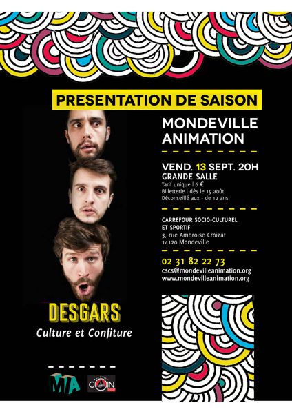 Présentation de saison + Spectacle DESGARS