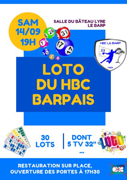 Loto du Handball club du Barp