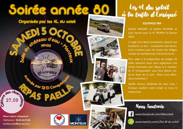 SOIREE ANNEES 80