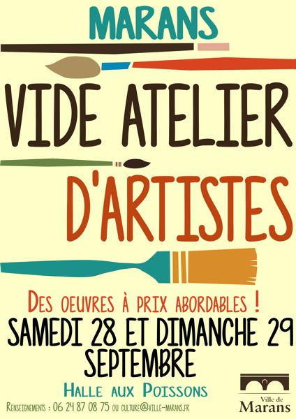 Vide atelier d'artistes