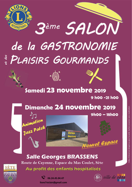 3ème Salon de la Gastronomie et des Plaisirs Gourmands