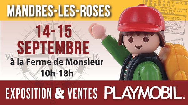 3ème Exposition & Vente de Playmobil à Mandres-Les-Roses