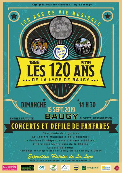 LA LYRE DE BAUGY FETE SES 120 ANS !!