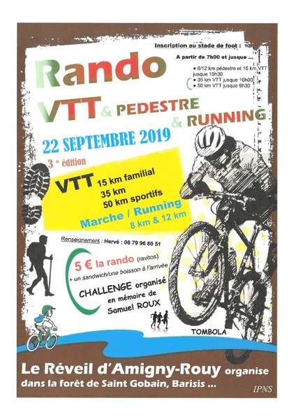 RANDO VTT & PEDESTRE & RUNNING