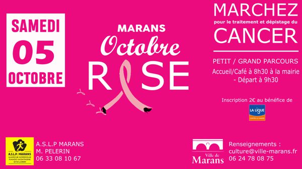 Marche Rose - Octobre Rose