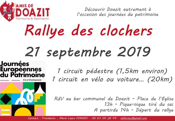 Rallye des clochers à Doazit