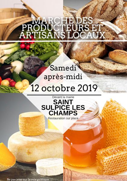 Marché des producteurs et artisans locaux